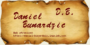 Daniel Bunardžić vizit kartica